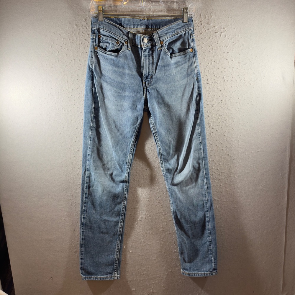1531 | Levi's 511 Slim Fit Light Wash Blue Denim Jeans Mens 29x30